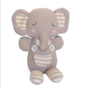 Baby Elephant Snuggly, extra soft plush toy by Living Textiles